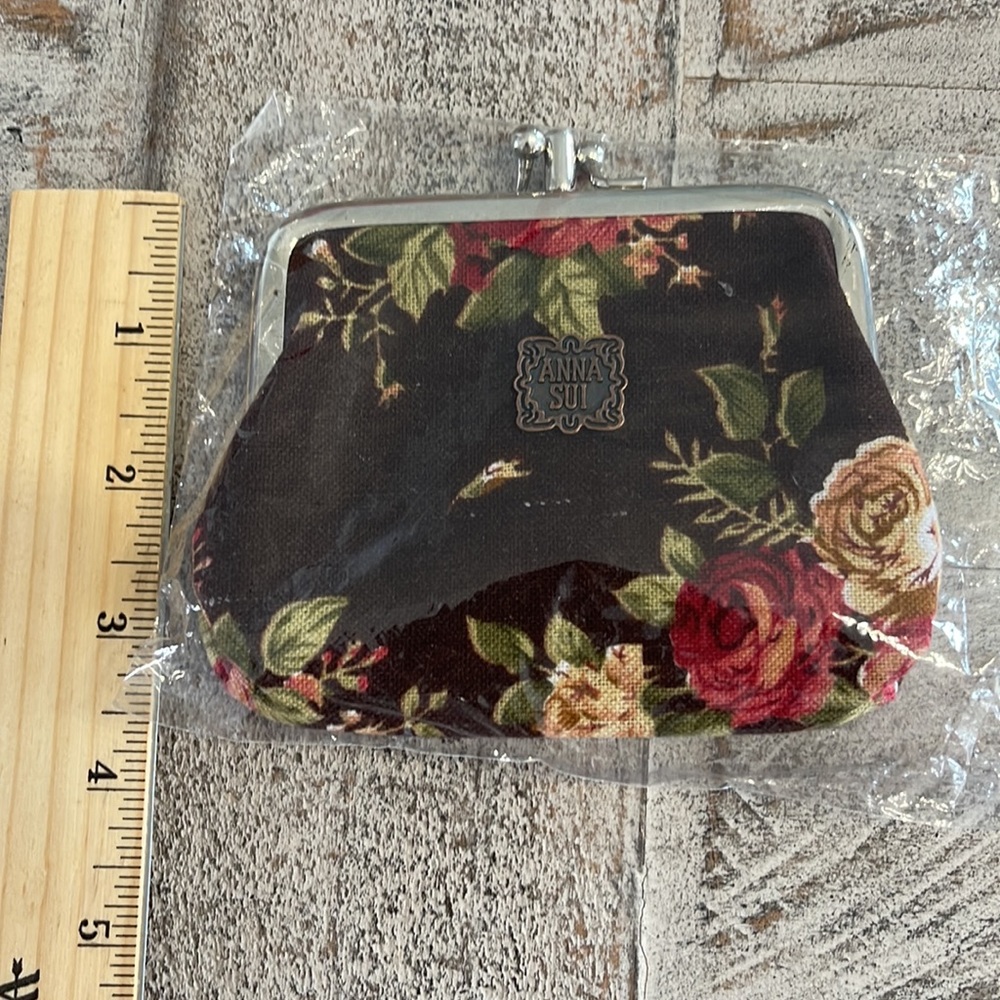 Vintage Coin Purse (floral brown) - Picture 7 of 7